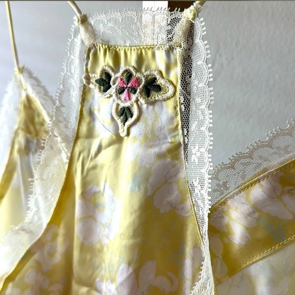 Free People Satin Lace Embroidered Night Special Cami - Picture 7 of 7